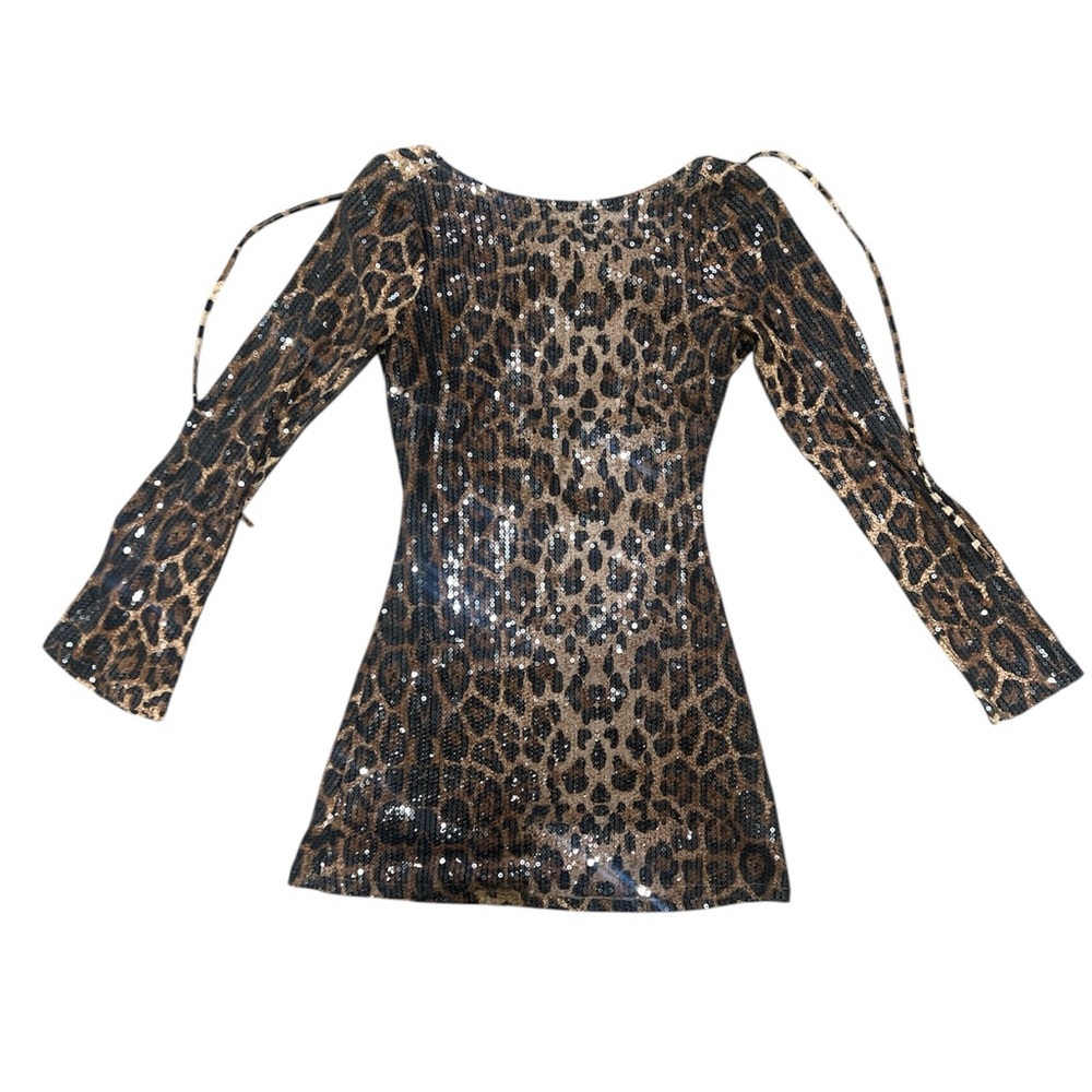Boutique Brand Bailey Rose, small/ medium, leopard print sequins